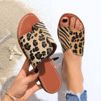 Damen Freizeitschuhe mit modischem Tiermuster und bequemem Fußbett R&B