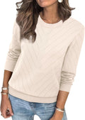 Damen eleganter gestreifter Pullover R&B