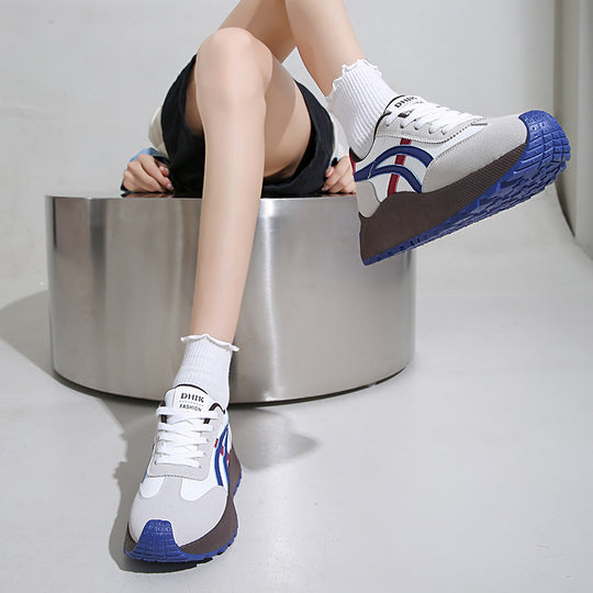 Damen Sportliche Sneakers mit atmungsaktiver Mesh-Oberfläche und dämpfender Laufsohle R&B
