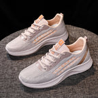 Damen Atmungsaktive Sport Sneakers mit flexiblem Strickdesign R&B