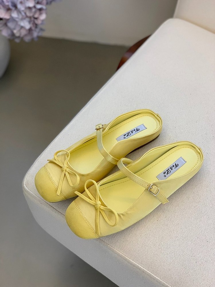 Damen Ballerinas mit modischem Riemchen und eleganter Schleifenapplikation R&B