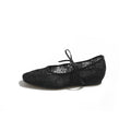 Damen Ballerinas mit zartem Spitzen-Design und eleganter Schleifenverzierung R&B