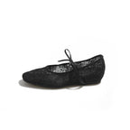 Damen Ballerinas mit zartem Spitzen-Design und eleganter Schleifenverzierung R&B