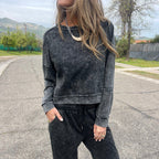 Damen Lässiger Sweatanzug im Vintage-Look