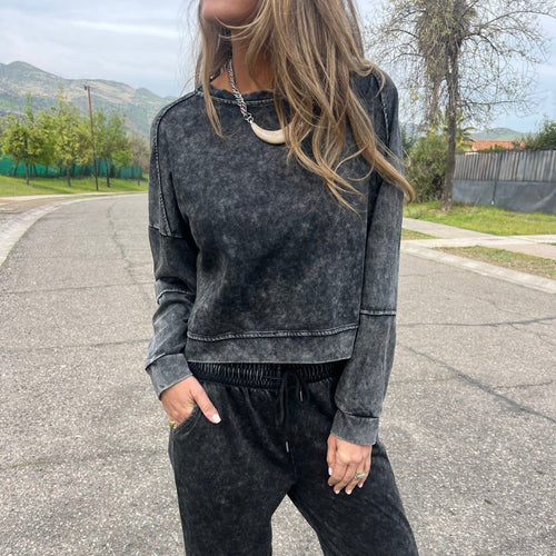 Damen Lässiger Sweatanzug im Vintage-Look R&B