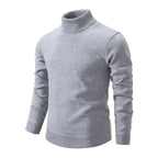 Herren Rollkragenpullover aus weichem Strick mit strukturiertem Design R&B