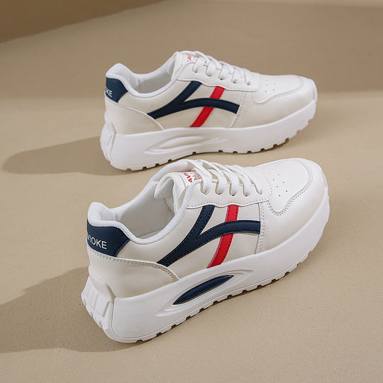 Damen Sportliche Plattform-Sneaker mit atmungsaktivem Obermaterial und komfortabler Dämpfung R&B
