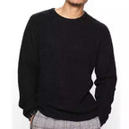 Herren Strukturierter Pullover mit Rundhalsausschnitt R&B