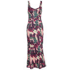 Damen Elegantes Maxikleid mit floralem Print und feminine Passform R&B
