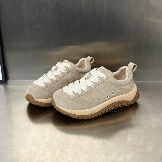 Damen Sportliche Freizeit-Sneaker mit rutschfester Sohle und atmungsaktiver Obermaterialstruktur R&B