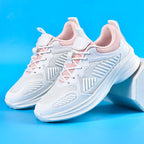Damen Leichte und atmungsaktive Freizeitsneakers mit komfortabler Dämpfung