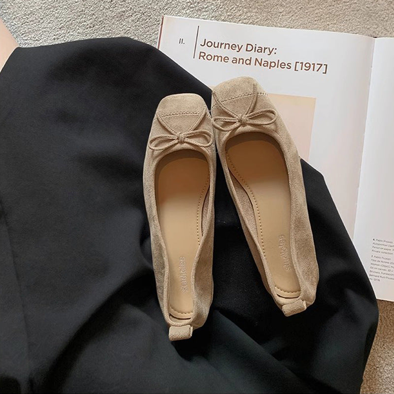 Damen Ballerinas mit dekorativem Schleifen-Detail R&B