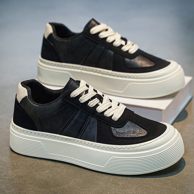 Damen Chunky Sneakers aus hochwertigem Leder mit innovativer Dämpfungstechnologie R&B
