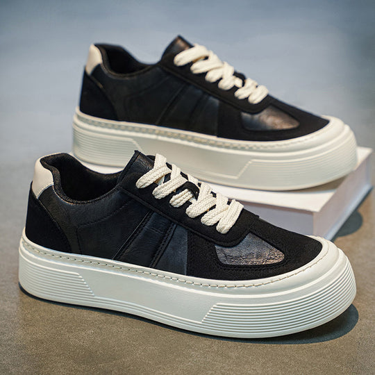 Damen Chunky Sneakers aus hochwertigem Leder mit innovativer Dämpfungstechnologie R&B