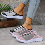 Damen bequeme Slipper mit innovativem Strickdesign R&B