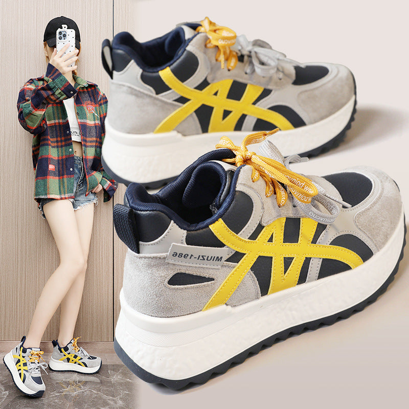 Damen Sportliche Sneakers mit robustem Obermaterial und ergonomischer Dämpfung R&B