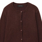 Damen Kuschelweicher Cardigan aus hochwertiger Wolle mit praktischen Knöpfen R&B