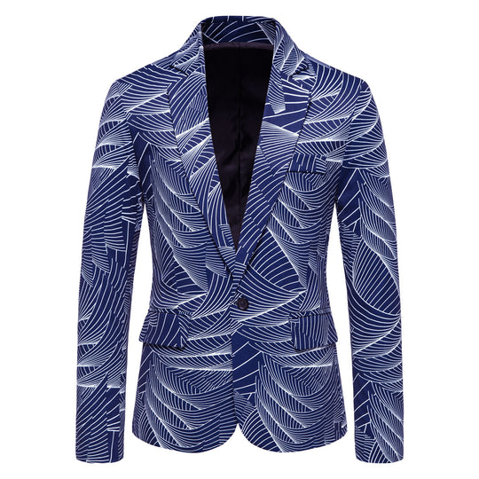 Damen modischer Blazer mit floralem Motiv R&B