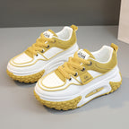 Damen bequeme Chunky Sneaker mit dämpfendem Sohlenprofil R&B