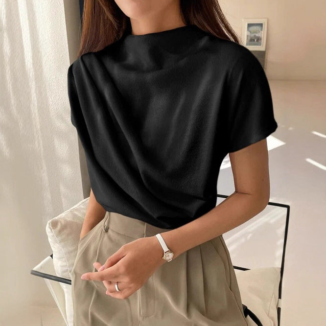 Damen Elegantes und lässiges Oberteil mit drapiertem Design R&B