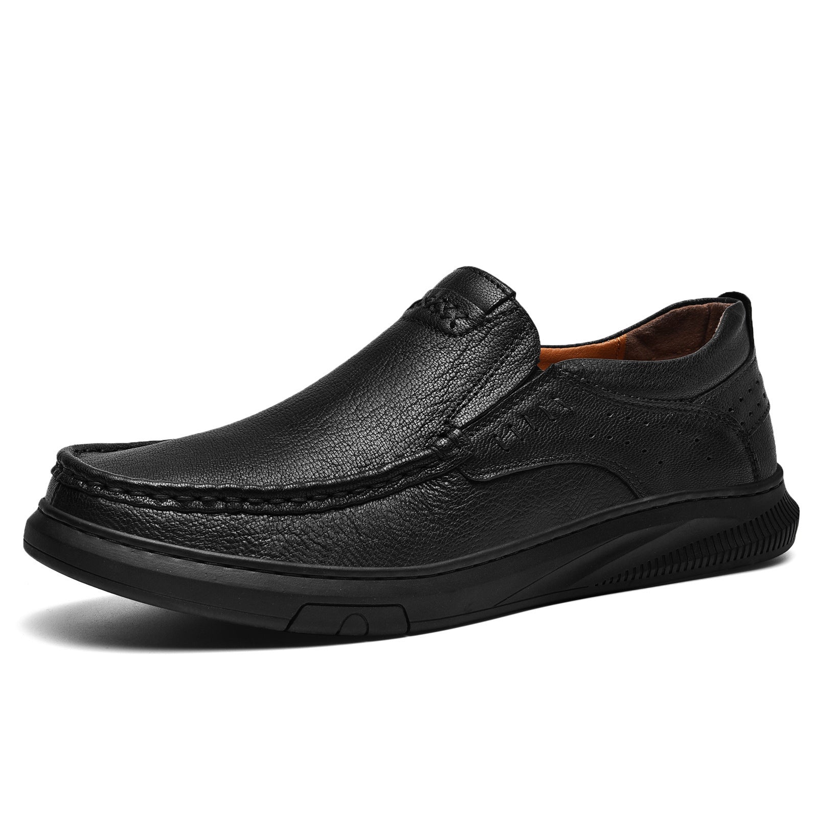 Herren Elegante und komfortable Leder Slipper R&B