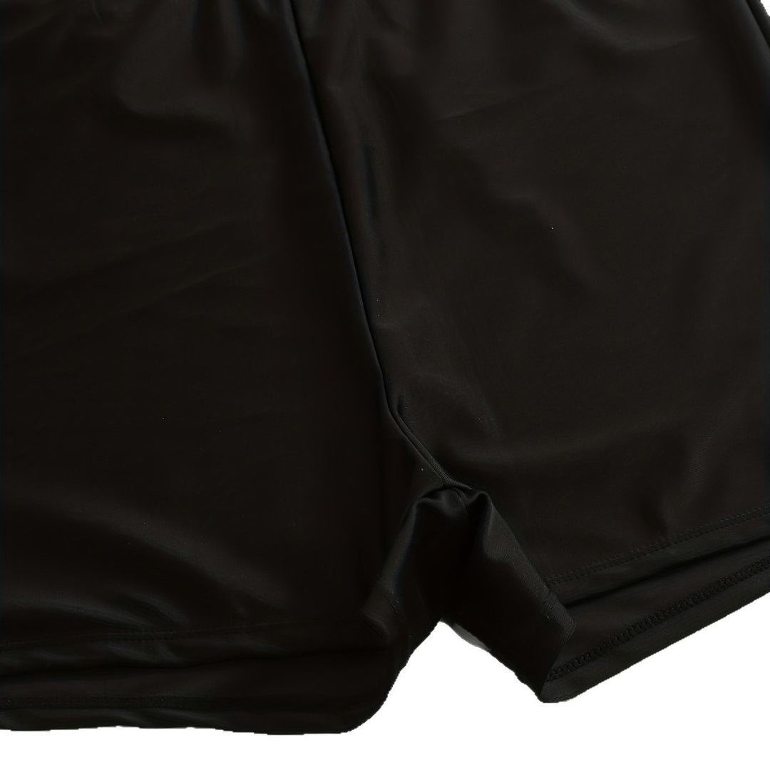 Damen Badeanzug mit Hohem Schnitt und Blumendruck R&B