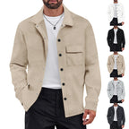 Herren Freizeitjacke mit strukturiertem Design und praktischen Brusttaschen R&B
