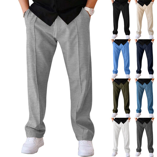 Herren Bequeme Sweatpants mit eleganter Optik und seitlichen Eingrifftaschen R&B