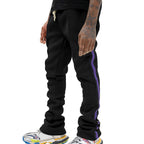 Herren modische Sweatpants mit verstellbarem Bund und kontrastierenden Seitenelementen R&B