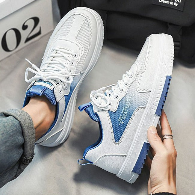 Damen Sneakers mit modischem Schriftzug und atmungsaktivem Mesh-Obermaterial R&B