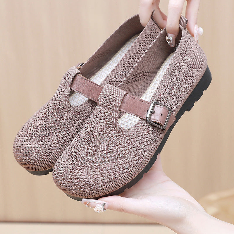 Damen Bequeme und atmungsaktive Clogs mit verstellbarem Riemen R&B