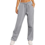 Damen bequeme Sporthose mit elastischem Bund und praktischen Taschen R&B