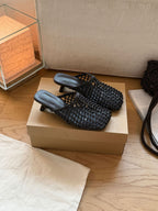 Damen Modische Clogs mit geflochtenem Design