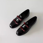 Damen elegante Schnürschuhe mit dekorativen Schnallen von R&B