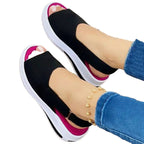 Damen Sportliche Zehentrenner-Sandalen mit modischem Schnitt und rutschfester Sohle R&B