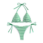 Damen Triangel-Bikini-Set mit verstellbaren BindR&Bändern R&B