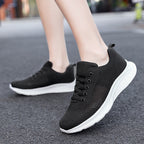 Damen Atmungsaktive und flexible Sneakers mit rutschfester Sohle