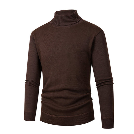 Herren eleganter Rollkragenpullover aus hochwertigem Material R&B
