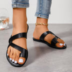 Damen Riemen-Sandalen mit geflochtenen Akzenten R&B