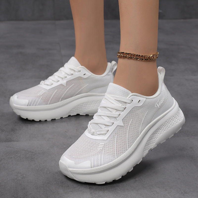 Damen Freizeitsneaker mit atmungsaktivem Mesh-Obermaterial und dämpfender Sohle