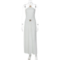 Damen Elegantes Wickelkleid mit raffiniertem Halterneck R&B