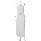 Damen Elegantes Wickelkleid mit raffiniertem Halterneck R&B