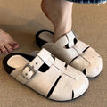 Damen Komfortable Clogs mit modischem Schnallenverschluss R&B