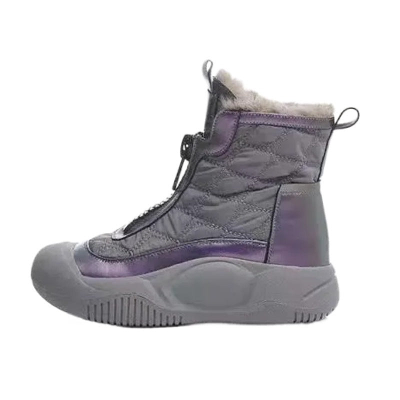 Damen Modische Winterboots mit atmungsaktivem Innenfutter und rutschfester Sohle R&B