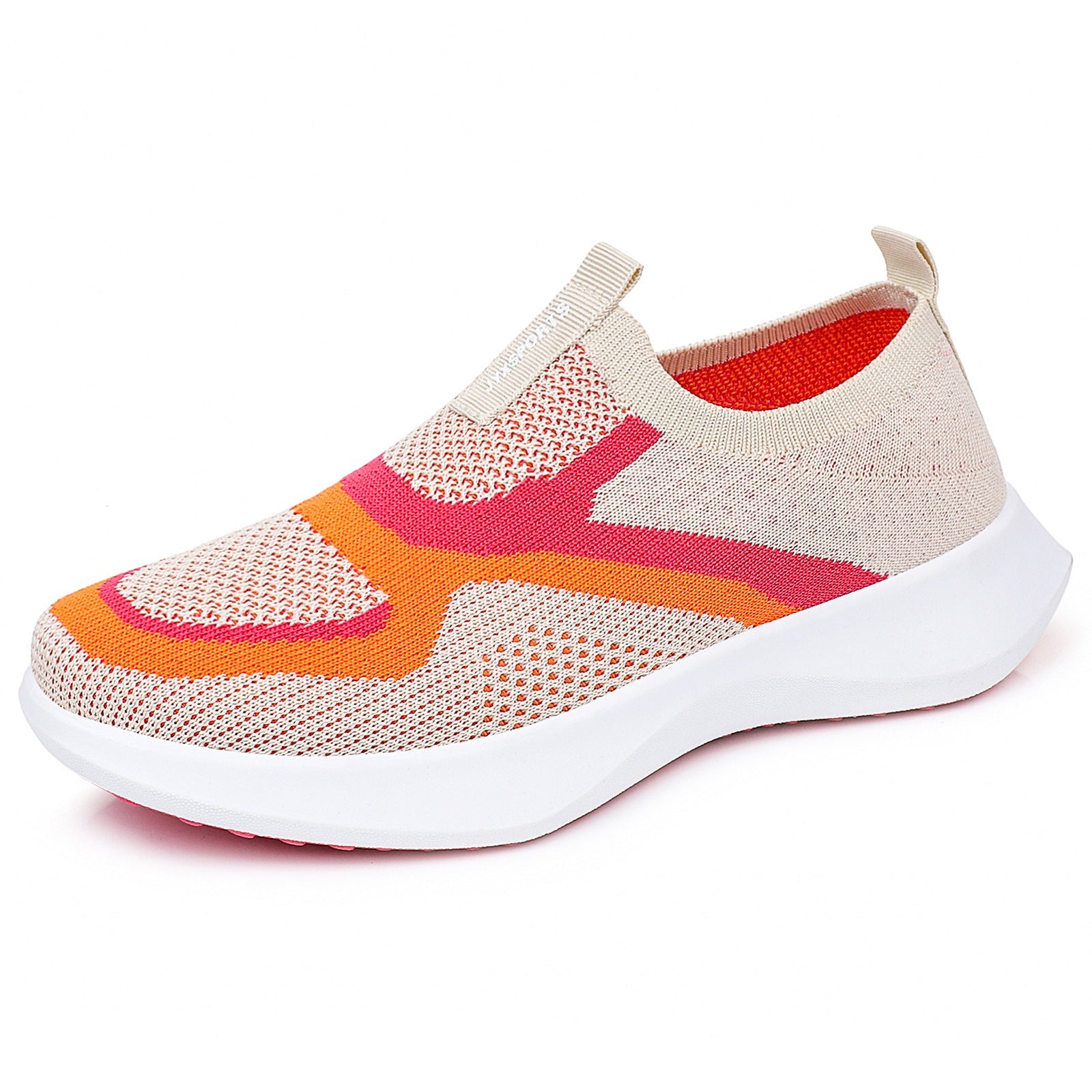 Damen Komfortable Slip-On Sport Sneakers mit elastischem Obermaterial R&B