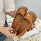 Damen Ballerinas aus hochwertigem Wildleder mit rutschfester Sohle R&B