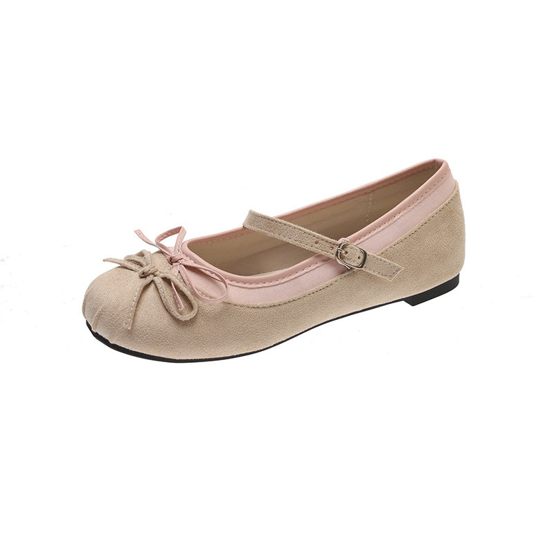 Damen Ballerinas mit elegantem Schnallen-Design und glitzerndem Obermaterial R&B