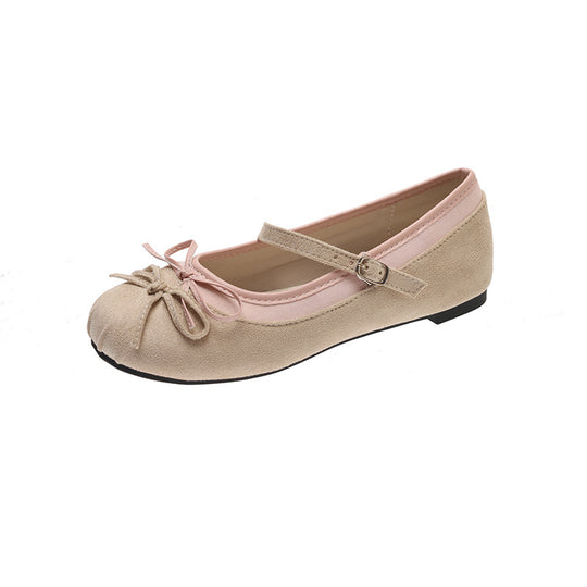 Damen Ballerinas mit elegantem Schnallen-Design und glitzerndem Obermaterial R&B