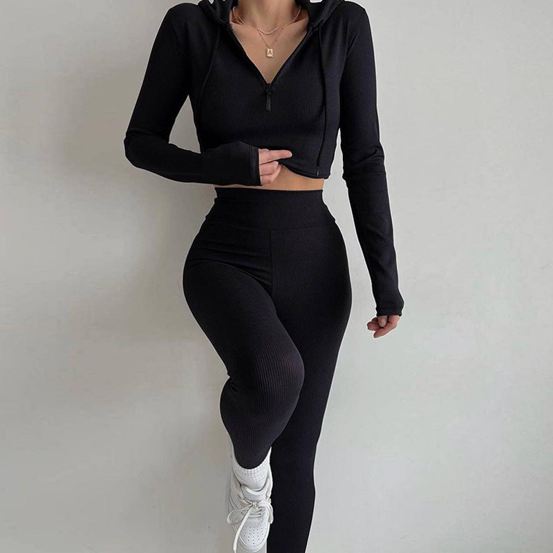 Damen Langärmliges Fitnessoberteil R&B