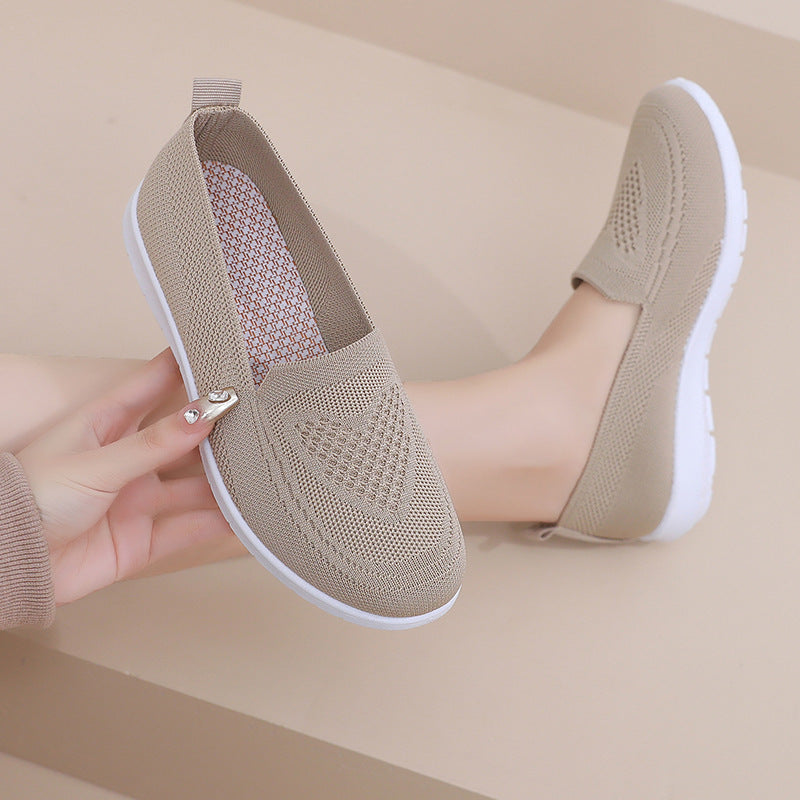 Damen Leichte und atmungsaktive Slip-On Schuhe R&B